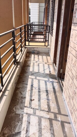 Balcony in 2 BHK Apartment at Sristi Plaza, Chinar Park – for Rent