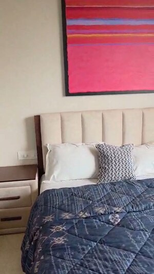Bedroom in 4 BHK Apartment at Adani Ten BKC, Bandra East – for Sale