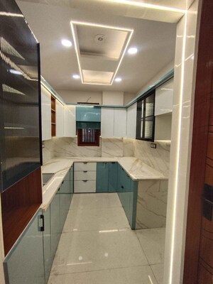 Kitchen in 4 BHK Builder Floor at Uttam Nagar – for Sale
