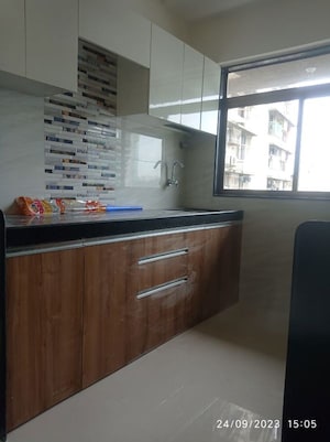 Kitchen in 1 BHK Apartment at Bhoomi Samarth, Goregaon East – for Rent