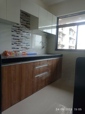 Kitchen in 1 BHK Apartment at Bhoomi Samarth, Goregaon East – for Rent