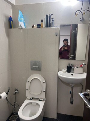 Bathroom in 2 BHK Apartment at Ruparel Orion, Chembur – for Rent