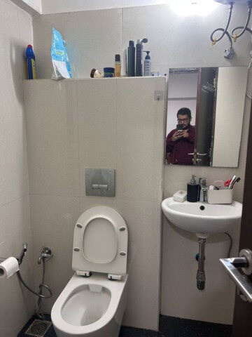 Bathroom in 2 BHK Apartment at Ruparel Orion, Chembur – for Rent
