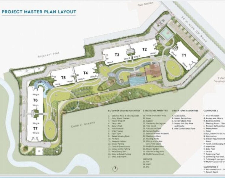 Master Plan, godrej-park-world 2 Bedroom 1091 Sq.Ft. Apartment In Hinjewadi Pune 10009898