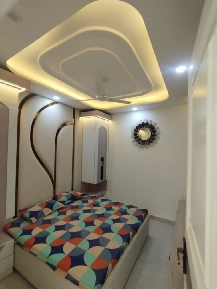 Bedroom, uttam nagar 3 Bedroom 90 Sq.Yd. Builder Floor In Uttam Nagar Delhi 10010346