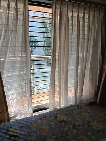 Balcony in 3 BHK Apartment at Gajra Balaji Tower, Santacruz West – for Rent