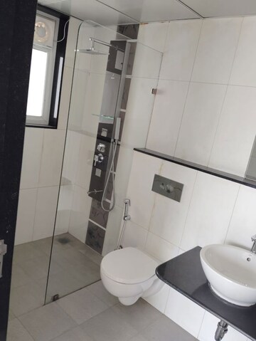 Bathroom in 3 BHK Apartment at Kolte Patil 24K Sereno, Baner – for Rent