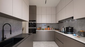 Kitchen in 3 BHK Apartment at Singhpura – for Sale