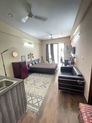 Kitchen in 1 RK Apartment at Huda Market, Sector 31 – for Rent