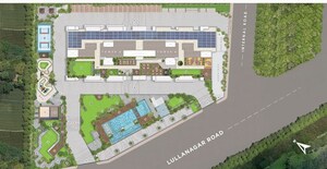 Master Plan in 4 BHK Apartment at Nyati Elenor, Lulla Nagar – for Sale