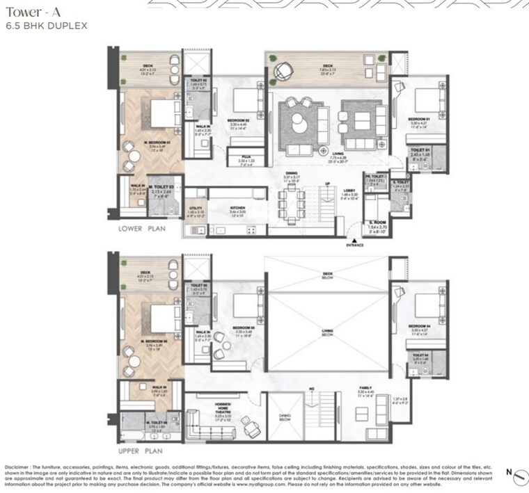 Floor Plan, nyati-elenor 4 Bedroom 1798 Sq.Ft. Apartment In Lulla Nagar Pune 10010450