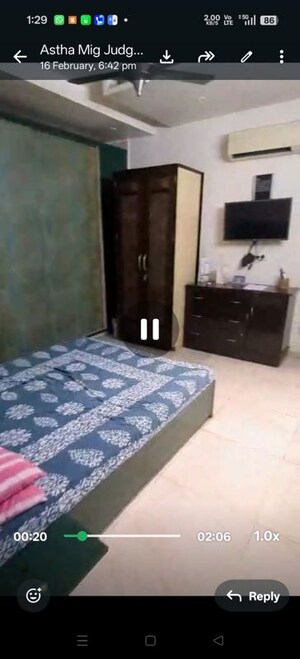 Bedroom in 2.5 BHK Apartment at Karol Bagh – for Rent