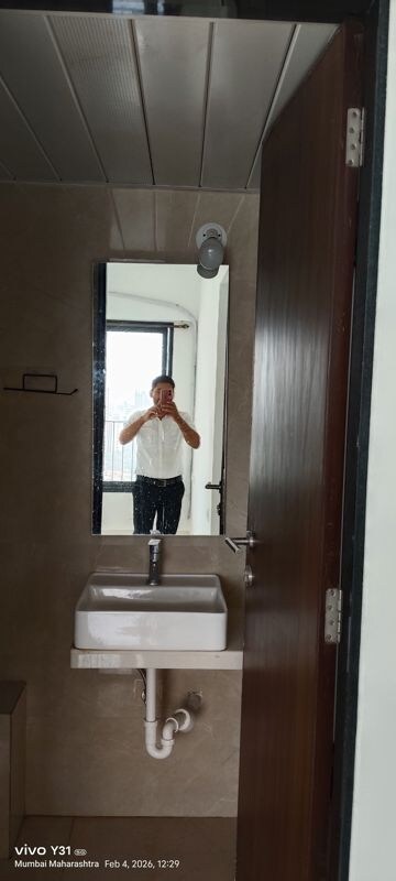 Bathroom in 2 BHK Apartment at Arkade Aspire, Goregaon East – for Rent