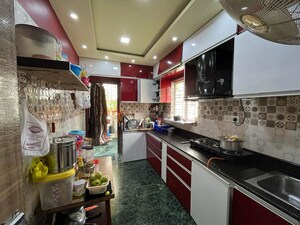 Kitchen in 4 BHK Apartment at New Town – for Sale
