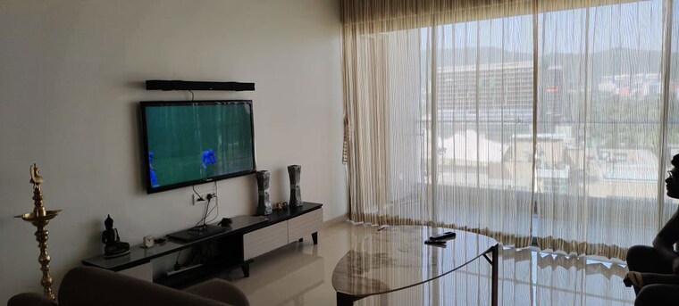 Living Room, kasturi-eon-homes 3 Bedroom 1438 Sq.Ft. Apartment In Hinjewadi Pune 10010476