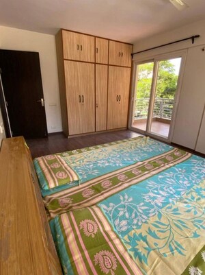 Bedroom in 3 BHK Apartment at Nyati Wind Chimes, Undri – for Rent