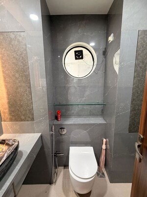 Bathroom in 2 BHK Apartment at Rag Megh Malhar, Goregaon East – for Rent