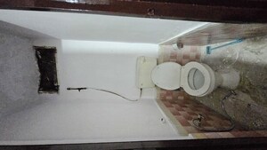 Bathroom in 2 BHK Apartment at Dilshad Colony – for Sale