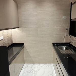 Kitchen in 1 BHK Apartment at Kings My Homes, Atis Chs – for Sale