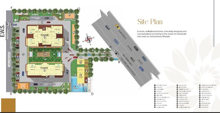 Master Plan, antriksh-central-avenue 3 Bedroom 2075 Sq.Ft. Apartment In Sector 33 Gurgaon 10010642
