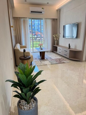 Balcony in 3 BHK Apartment at Piramal Vaikunth, Balkum Pada – for Rent