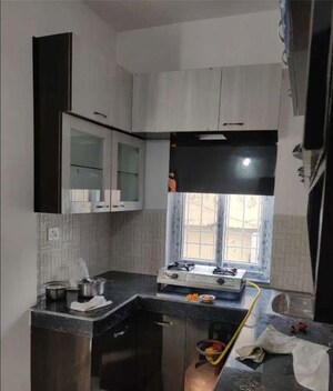 Kitchen in 3 BHK Apartment at Lalpur – for Rent