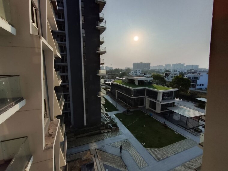 Balcony, one-oak-natura 2 Bedroom 1250 Sq.Ft. Apartment In Sushant Golf City Lucknow 10010733