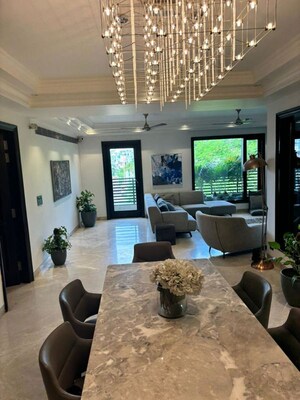 Living Room in 3 BHK Builder Floor at Safdarjung Enclave – for Sale