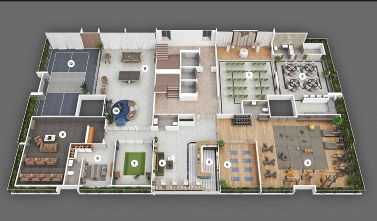 Floor Plan, lulla nagar 3 Bedroom 1588 Sq.Ft. Apartment In Lulla Nagar Pune 10010761