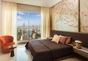 Bedroom in 2 BHK Apartment at Marathon Monte South, Byculla West – for Sale