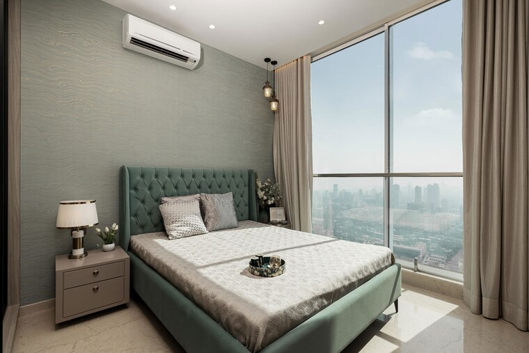 Bedroom, marathon-monte-south 2 Bedroom 890 Sq.Ft. Apartment In Byculla West Mumbai 10010835
