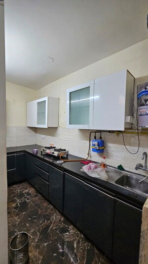 Kitchen in 2 BHK Builder Floor at Saket – for Rent