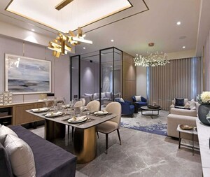 Living Room in 2 BHK Apartment at Piramal Aranya, Byculla – for Sale