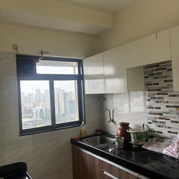 Kitchen in 1 BHK Apartment at Bhoomi Samarth C Wing, Sonawala Industry Estate – for Rent