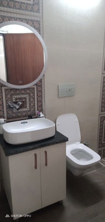 Bathroom in 3 BHK Builder Floor at Vasant Kunj – for Rent