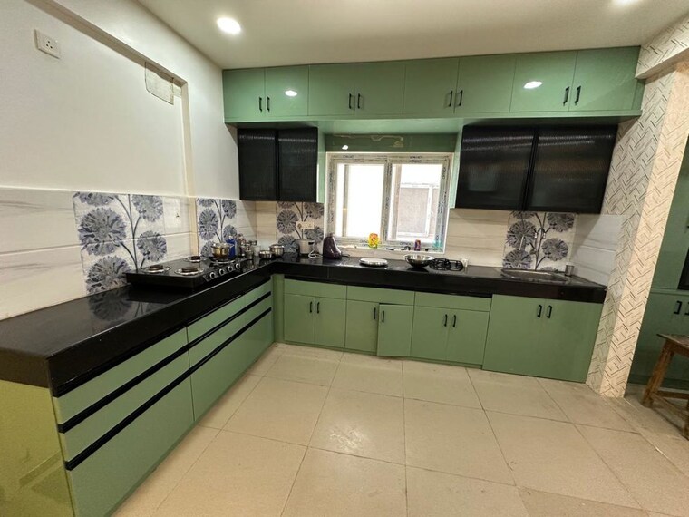 Kitchen, asian-sun-city 3 Bedroom 2800 Sq.Ft. Apartment In Kothaguda Hyderabad 10010892