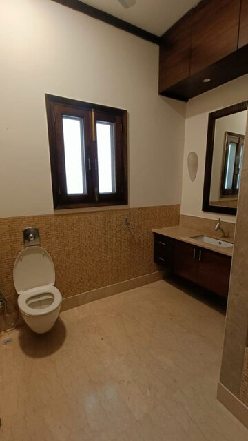 Bathroom in 5 BHK Builder Floor at Panchsheel Park – for Rent