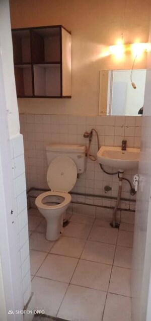 Bathroom in 3 BHK Builder Floor at Vasant Kunj – for Rent