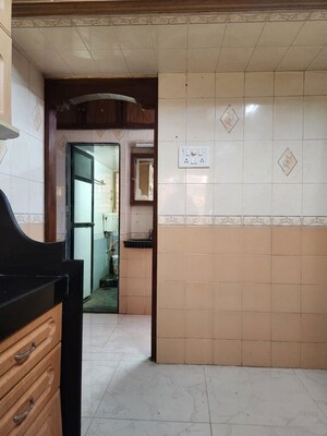 Bathroom in 1 BHK Apartment at Je And Vee Om Trimurti, Malad East – for Rent