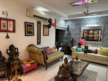 Living Room in 3 BHK Builder Floor at Vasant Kunj – for Rent