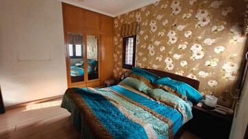 Bedroom in 3 BHK Builder Floor at Vasant Kunj – for Rent