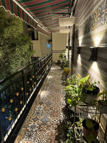 Balcony in 3 BHK Builder Floor at Vasant Kunj – for Rent