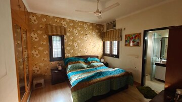 Bedroom in 3 BHK Builder Floor at Vasant Kunj – for Rent
