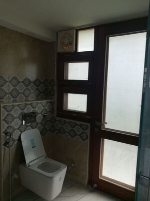 Bathroom in 4 BHK Builder Floor at Kailash Colony – for Rent