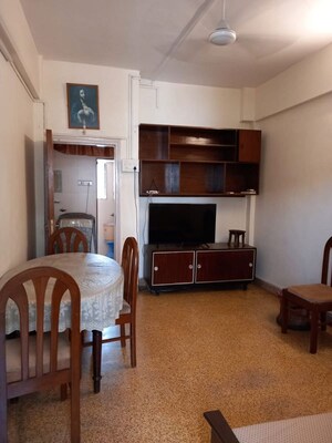 Living Room in 1 BHK Apartment at Bandra West – for Rent
