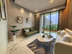 Living Room in 3 BHK Apartment at Merx Icon, Jacob Circle – for Sale