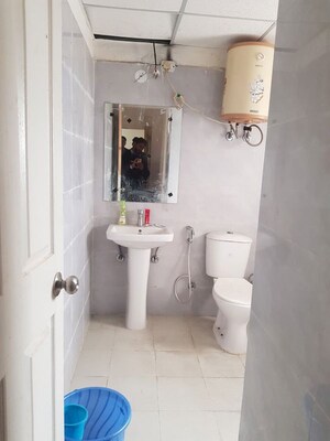 Bathroom in 3.5 BHK Apartment at RG Luxury Homes, Sector 16b Greater Noida – for Rent