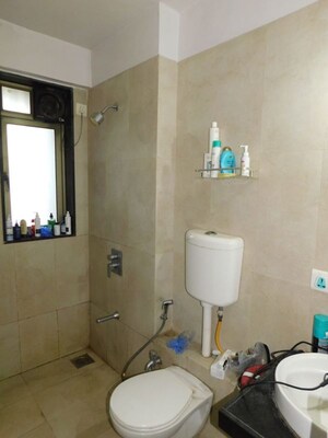 Bathroom in 2 BHK Apartment at Runwal Symphony, Santacruz East – for Rent
