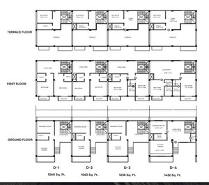 Floor Plan in 4 BHK Independent House at Meerapur Basahi – for Sale