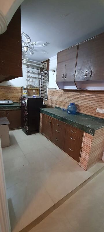 Kitchen in 2 BHK Builder Floor at East Of Kailash – for Rent